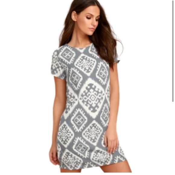 Lulus shift dress with exposed gold zipper - Picture 1 of 6